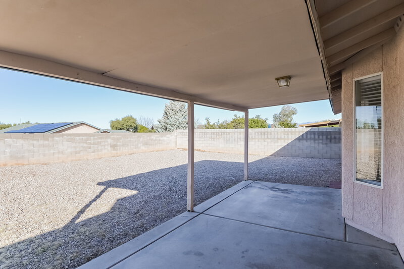 2,070/Mo, 7790 S Claremon Ave Tucson, AZ 85747 Covered Patio View