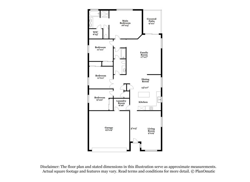 2,200/Mo, 14508 S Camino Tierra Monte Sahuarita, AZ 85629 Floor Plan View