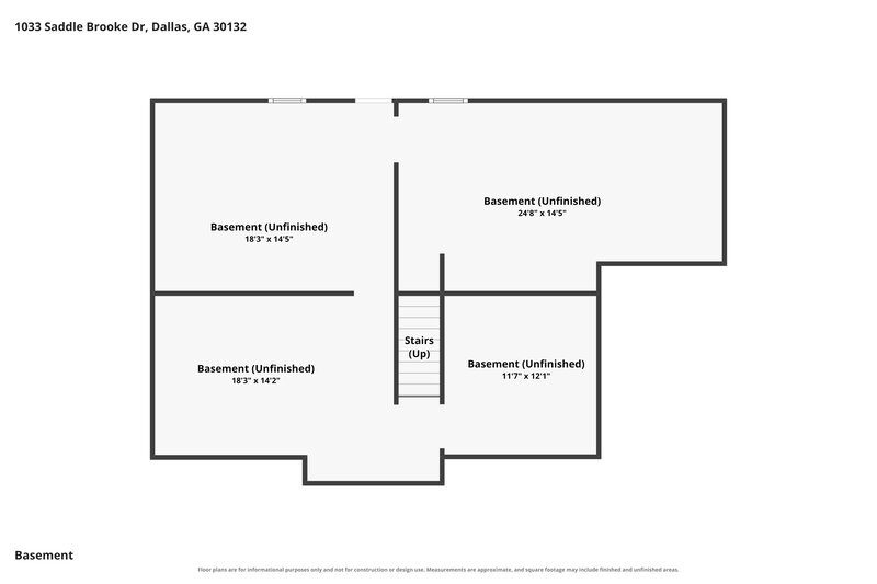 2,165/Mo, 1033 Saddle Brooke Drive Dallas, GA 30132 Floor Plan View 3